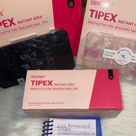 Beetles Other - Lot of 5 boxes Full Coverage Nail Tips